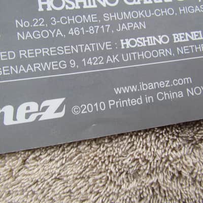 Ibanez Electric Bass Instruction Manual 2010 Ibanez Bass Owners Manual In 7 Languages image 4