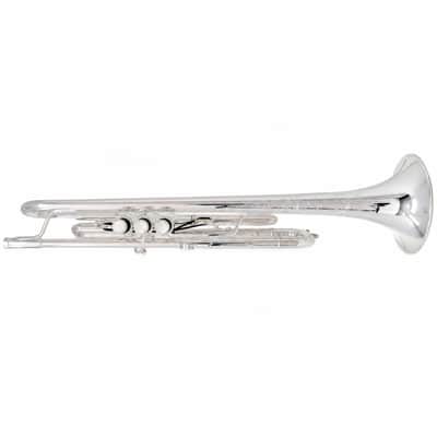 S.E. Shires Q10S Q-Series Professional Bb Trumpet in Silver Plate SN Q16482 image 4