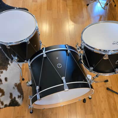 Drum Kits - WTS Epiphany Series 14x22 9x12 14x16 (Matte Black) image 2