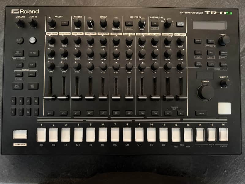 Roland TR-8S AIRA Rhythm Performer with Sample Playback 2018 - Present - Black image 1