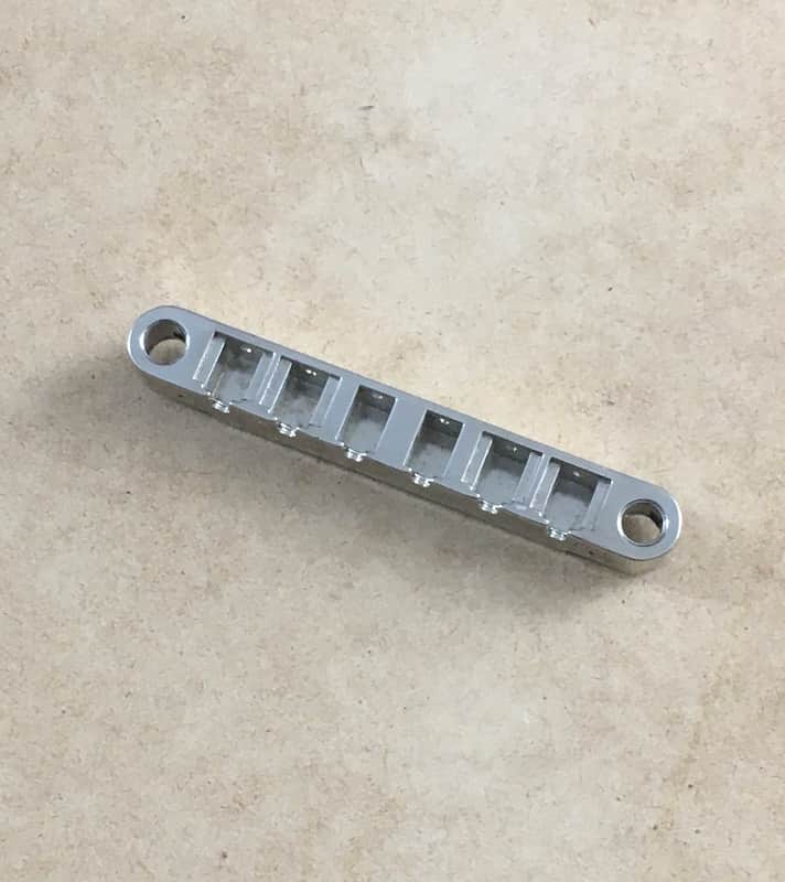 Tune O Matic Epiphone LP Guitar Chrome Bridge Post Tailstop NOS Relic Vintage? 52mm image 1
