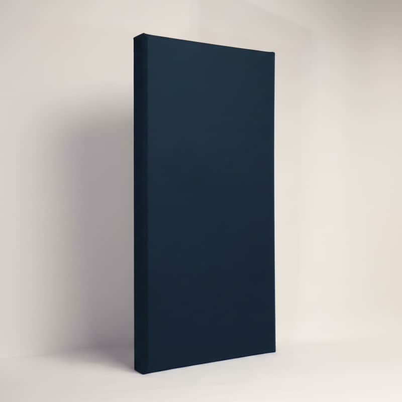 Beveled Acoustic Wall Panel | Navy Blue | Professional Sound Absorbing Panel | Recording Studio, Home Studio, Mixing Room, Podcast Studio, Home Theater, Listening Room, Broadcast Studio, Streaming Room, Office & Vocal Booth | Made in USA image 1