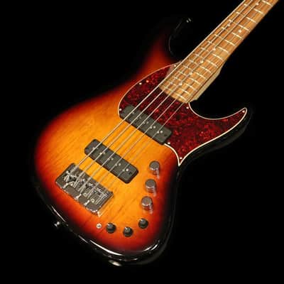 Miura Guitars U.S.A. MB-2 5st w/ Nordstrand Big Single Pickups (Alder / 3TS) image 2