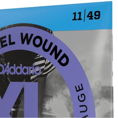 D'Addario XL Nickel Electric Guitar Strings Set 11-49 Medium EXL115 image 2