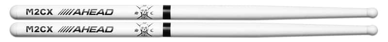 Ahead Drumsticks - M2CX - White Marching SDC image 1