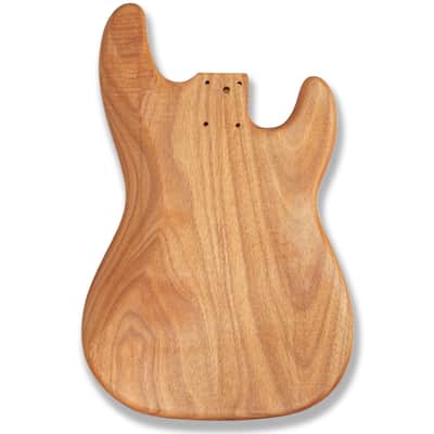 BexGears DIY Left-handed PB Bass Guitar Unfinished Electric Guitar Kit Okoume Body image 3