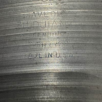 Zildjian Frankie Banali's 22" A Flat Ride Cymbal (#97) Autographed!! image 4