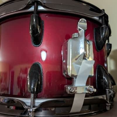 DMR 12" Snare Drum Early 2000s - Red Black Burst image 6