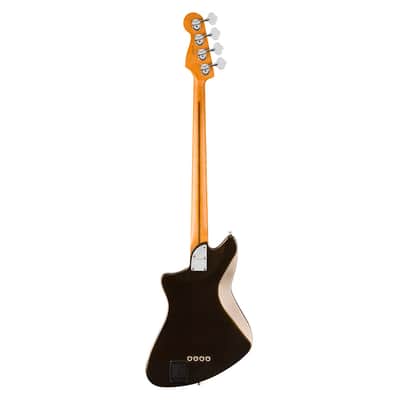 Used Fender American Ultra II Meteora Bass - Texas Tea w/Ebony FB image 8
