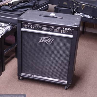 Peavey TKO 115S bass guitar combo AMP amplifier 80 watt 1x15 - rolling casters - used - LOCAL PICKUP image 2