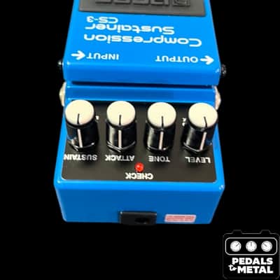 Boss CS-3 Compression Sustainer (Black Label) 1986 - 1992 - Blue - X18826 image 3