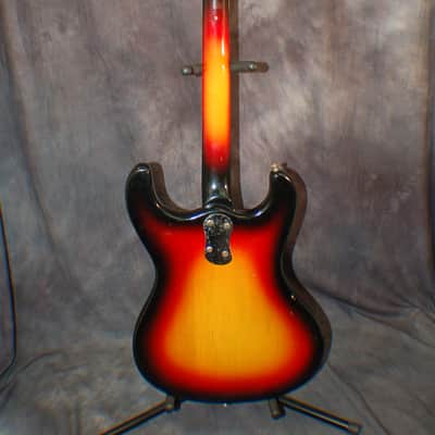 Video Demo 1966 Mosrite Mark XII 12 String Sunburst Pro Setup Original Hard Shell Case image 9