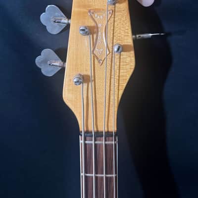 Burns Baldwin Baby Bison Bass - Clean and Original - with Burns Guitar Pickup - Original Case image 11
