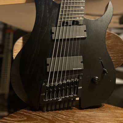 Legator Ghost G8FP Black with Seymour Duncan Blackouts 8 String image 5