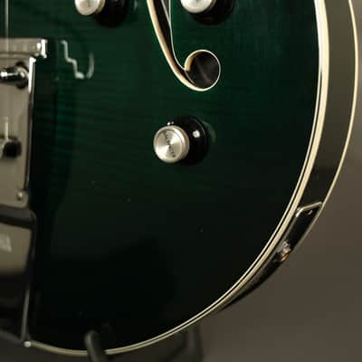 early 1970's Yamaha SA-50 Aruba Green with FLAME MAPLE top + back!!! image 10