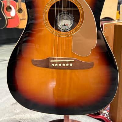 Fender Electric-acoustic guitar "Malibu Player", Sunburst - Open Box image 3