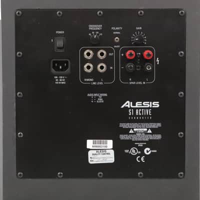 Alesis S1 Active Powered Subwoofer Sub Pair w/ Canare XLR-TRS 1/4" Cables #34937 image 12