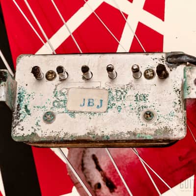 1990s ESP EVH Frankenstrat 5150 VH-250 Striped w/ Floyd Rose, Japan image 18