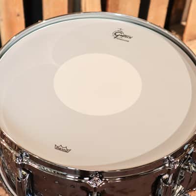 Gretsch 6.5x14 USA Custom Hammered Chrome Over Brass Snare Drum - G4164HB image 4