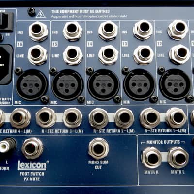 Soundcraft  Spirit FX16 Mixer with Lexicon FX & table stand image 8