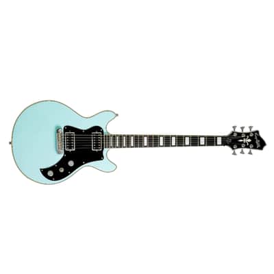 Hagstrom Megin - Aged Sky Blue image 2