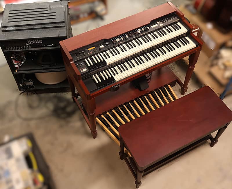 Hammond XK-3c Organ w/Bass Pedals, Leslie Speaker System, & Bench - FULL SET UP! image 1