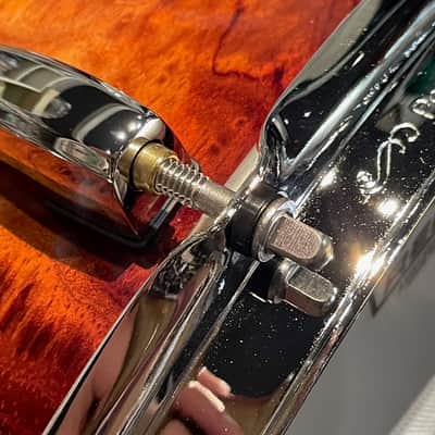 Pearl MWAC1465S20/C4 MasterWorks Snare Drum 16ply Heavy Shell Natural Bubinga Burst 14"×6.5" image 7
