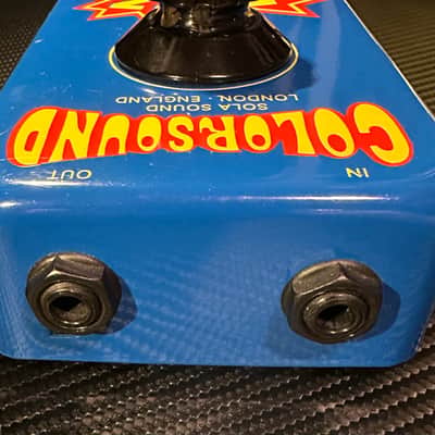 Colorsound  Sola Sound Fuzz Box 1996 - Blue Vintage 1996 Colorsound One Knob Fuzz Box - Dick Denney Sola Sound - Original First Issue image 5