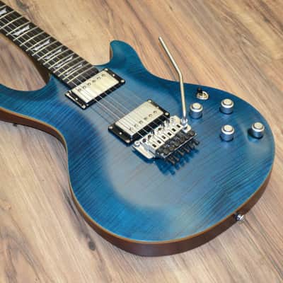 Dean Dean Icon Floyd Trans Blue 2018 Trans Blue Satin image 7