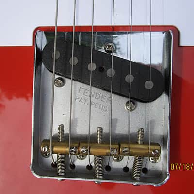 Fender 1950's Vintera Telecaster, 2022, Mexico,  Fiesta Red Finish, Gig Bag image 4