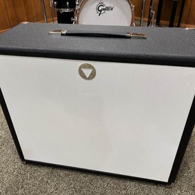 VBoutique USA V-Cab 1x12 (empty) 2024 - Rough Black Tolex/White Grill Cloth image 1