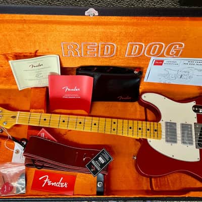 Mint Fender Stories Collection Mike Campbell Red Dog Telecaster, Maple, Red Dog Red image 8