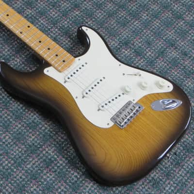 2004 Fender Custom Shop Masterbuilt 50th Anniversary 54 Stratocaster Two-Color Sunburst Relic Chris 'CW' Fleming! w/OHSC&COA image 1