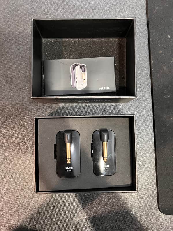 NuX B-5RC 2.4GHz Wireless Guitar System 2022 - Present - Black image 1