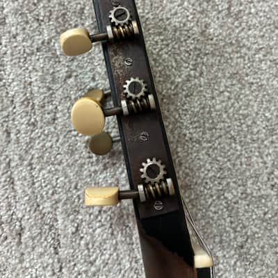 RARE! 1920s - 1930s Oscar Schmidt Stella Gambler Concert Ladder Braced Parlor Guitar Ready To Go! image 14