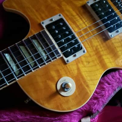 🍯 Honey Flame 2000 Gibson Les Paul Classic Plus Amber OHSC, 8.8 lbs non-chambered image 19