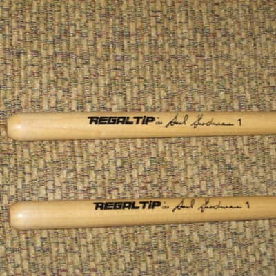 ONE pair new old stock Regal Tip 601SG, GOODMAN # 1, TIMPANI MALLETS HARD, inner wood core covered with first quality white damper felt, hard rock maple haandles / shaft (includes packaging) image 5