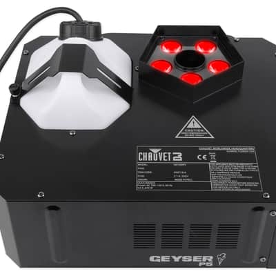 Chauvet DJ GEYSER P5 DMX Fog Machine Fogger, RGBA+UV LED Effects+Wireless Remote image 2