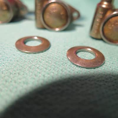 RARE vintage 1963 Grover Pat Pend nickel tuners for Gibson Les Paul es 335 175 sg flying v 330 image 5