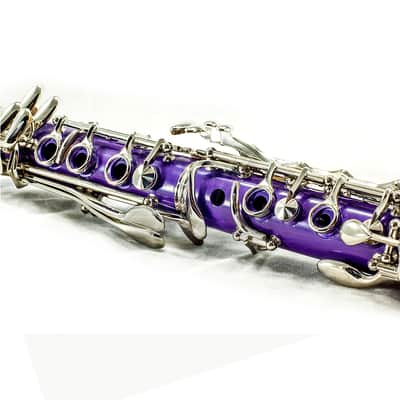 SKY Music High Quality Bb Purple Clarinet Package Nickle Silver Keys German Style image 5