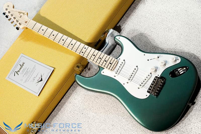 Fender Masterbuilt Eric Clapton Signature Strat-Almond Green w/AAA Flame Maple Neck by Todd Krause image 1
