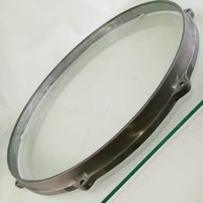 Gretsch 16"Die-Cast Raw Unfinished NOS 8-Lug Floor Tom Drum Rim Hoop USA Vintage image 3