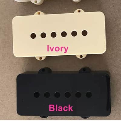 Wide Range Layout, Jazzmaster Humbucker Cancelling pickup Neck or Bridge Pickup,Screw adjustment pole piece,Alnico 5 - Neck / Black image 2