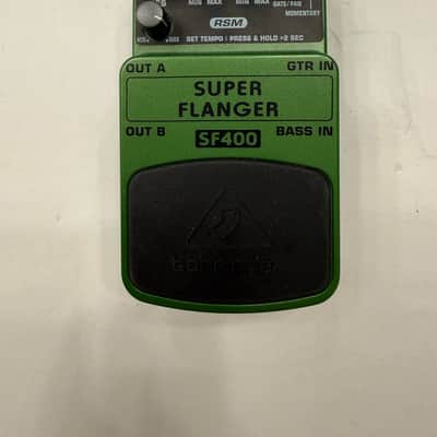 Behringer SF400 Super Flanger Analog Stereo Rare Guitar Effect Pedal + Box image 2