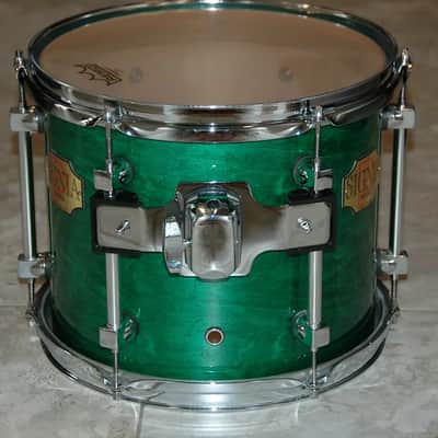Premier Signia 5Pc Drum Set. Emerald Green Lacquer. Maple Shells. Excellent! image 5