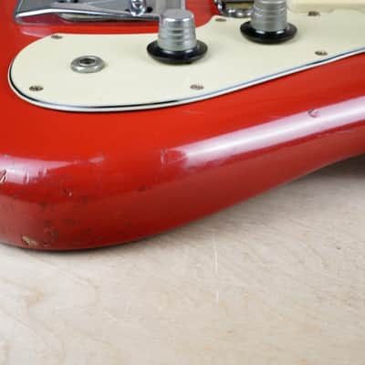 Yamaha SG-3 1966 Coral Red Vintage Japan w/ Bag image 9