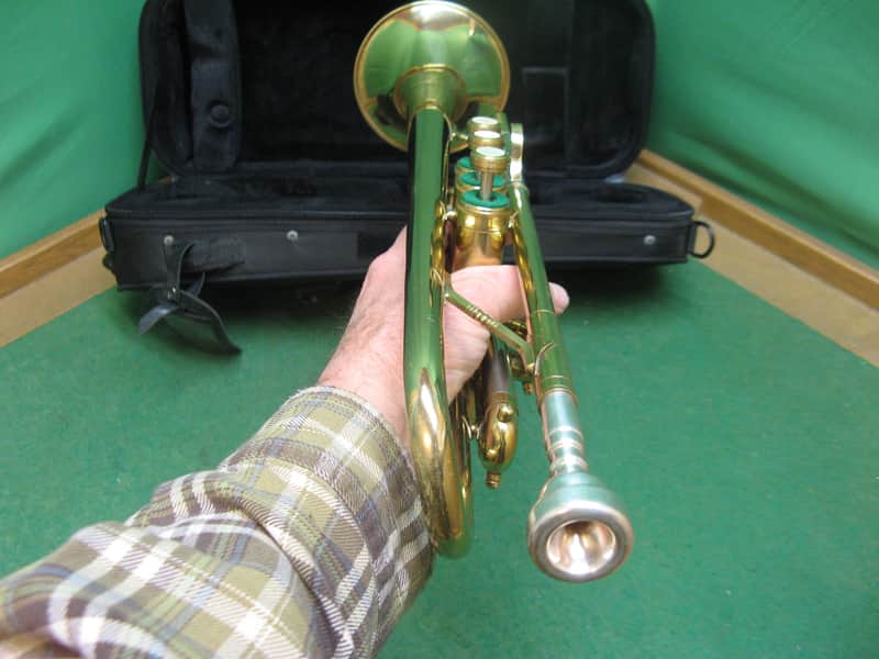 Huttl Line 800 Trumpet - Excellent & Refurbished - Protec Case