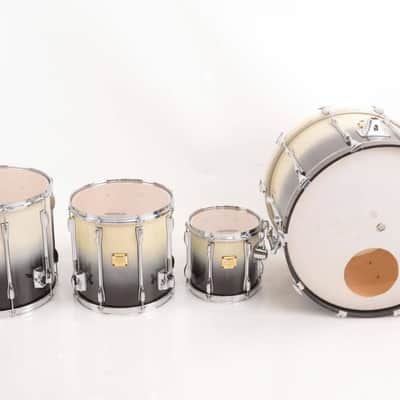 YAMAHA Russ Kunkel 1990/07 Custom Model 4 Piece Drum Kit w/Cases + Extras #24733 image 5