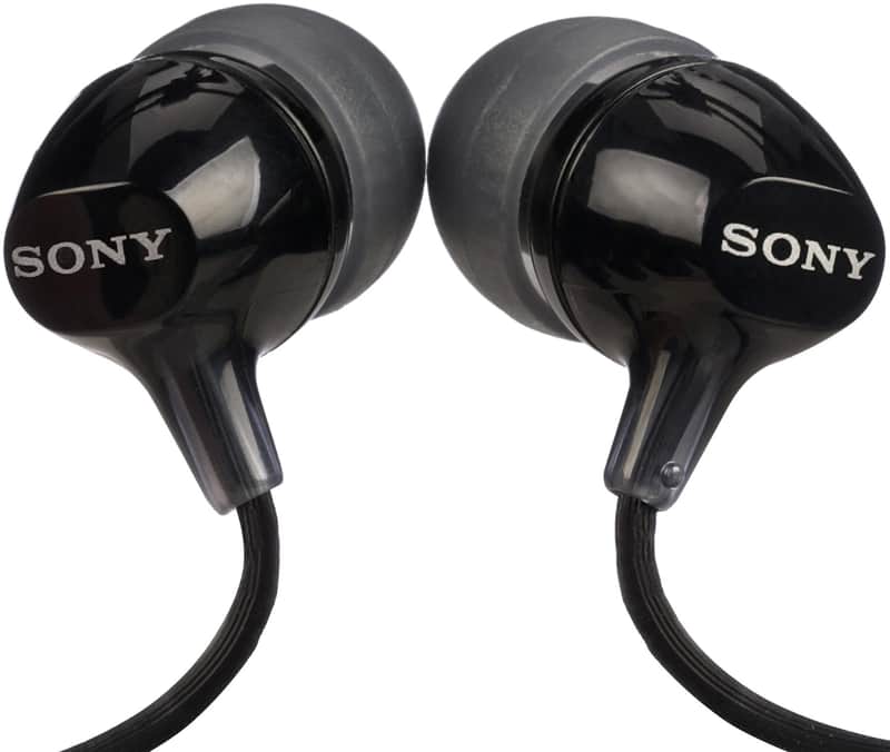 Sony MDREX15LP In-ear Headphones - Black (3-pack) Bundle image 1