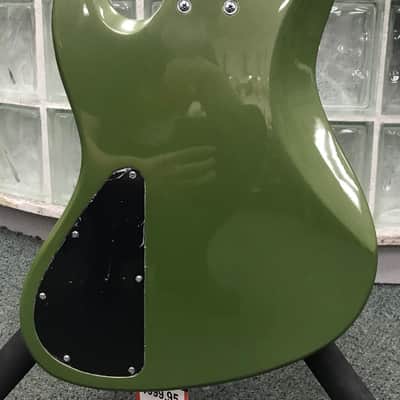 Sadowsky MetroExpress 21-Fret Vintage J/J Bass, Morado Fingerboard, 5-String Sage Green Metallic image 8